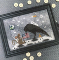 STITCHES BY ETHEL "One Giant Leap" counted Cross Stitch Pattern, Chart, Pattern Only