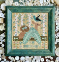 KATHY BARRICK "Well Hidden" Counted Cross Stitch Pattern, Bird Nest, Deer, Pattern Only