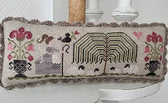 TRALALA "Une Bergere En Ete", (A Shepherd's Summer), Counted Cross Stitch Pattern, Fall, Sheep, PATTERN ONLY
