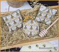 Crocette A Gogo  "Tiny Stitch Things ~ Bee"  Counted Cross Stitch Pattern  Scissor FOB, Pin Pillows, Paper Pattern