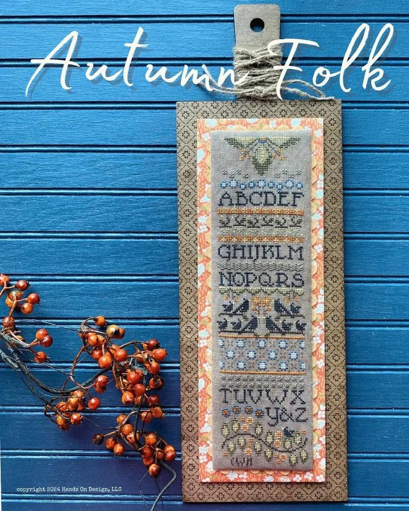 HANDS ON DESIGN "Autumn Folk", Counted Cross Stitch, Chart, Thanksgiving, Autumn, Pattern Only