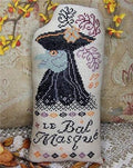 MISS PRIM "Bal Masque Man" Counted Cross Stitch Pattern, Fall, Halloween, Chart, Pattern Only