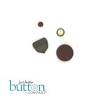 Just Another Button Company "Gather Pumpkins Pincushion Pattern" Includes Button Pack, Gather Pin + 1 1/4" Wood Knob (not stained).
