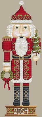 SHANNON CHRISTINE DESIGNS "2024 Nutcracker" Counted Cross Stitch Pattern, Chart, Christmas, Pattern Only