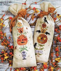 MISS PRIM "Pumpkin Love Treat Bags" Counted Cross Stitch Pattern, Halloween, Chart, Pattern Only