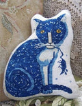 MISS PRIM "Quincy The Cat And Scoot" Counted Cross Stitch Pattern, Chart, Pattern Only