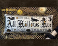 THE CALICO CONFECTIONERY "All Hallows Eve" Counted Cross Stitch Pattern, Chart, Ghosts, Halloween, Pattern Only