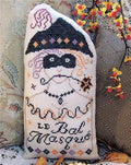 MISS PRIM "Bal Masque Lady" Counted Cross Stitch Pattern, People Pillows Collection, Chart, Halloween, Pattern Only
