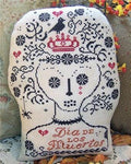 MISS PRIM "Dia De Los Muertos" Counted Cross Stitch Pattern, Sugar Skull, Chart, Sugar Skull, Pattern Only