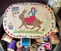 Running with Needles & Scissors "Going To Stitch"  Counted Cross Stitch Pattern  New Series  Needlework Marketplace 2024, Pattern Only