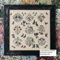 ROSEWOOD MANOR "Birds of Quaker" Counted Cross Stitch Pattern, Sampler, Motifs, Alphabet, Designed by Karen Kluba, Pattern Only
