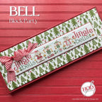 HANDS ON DESIGN "Block Party - Bell" Counted Cross Stitch Pattern & Wool, Winter, Christmas, Jingle Bells, Santa