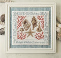 Robin Pickens "Beach Day With Emerson", Counted Cross Stitch, Live In The Sunshine, Chart, Pattern Only