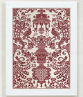 MODERN FOLK Embroidery "2025 SAL: Baldaquin Birdies" Counted Cross Stitch Pattern, , Chart, Pattern Only