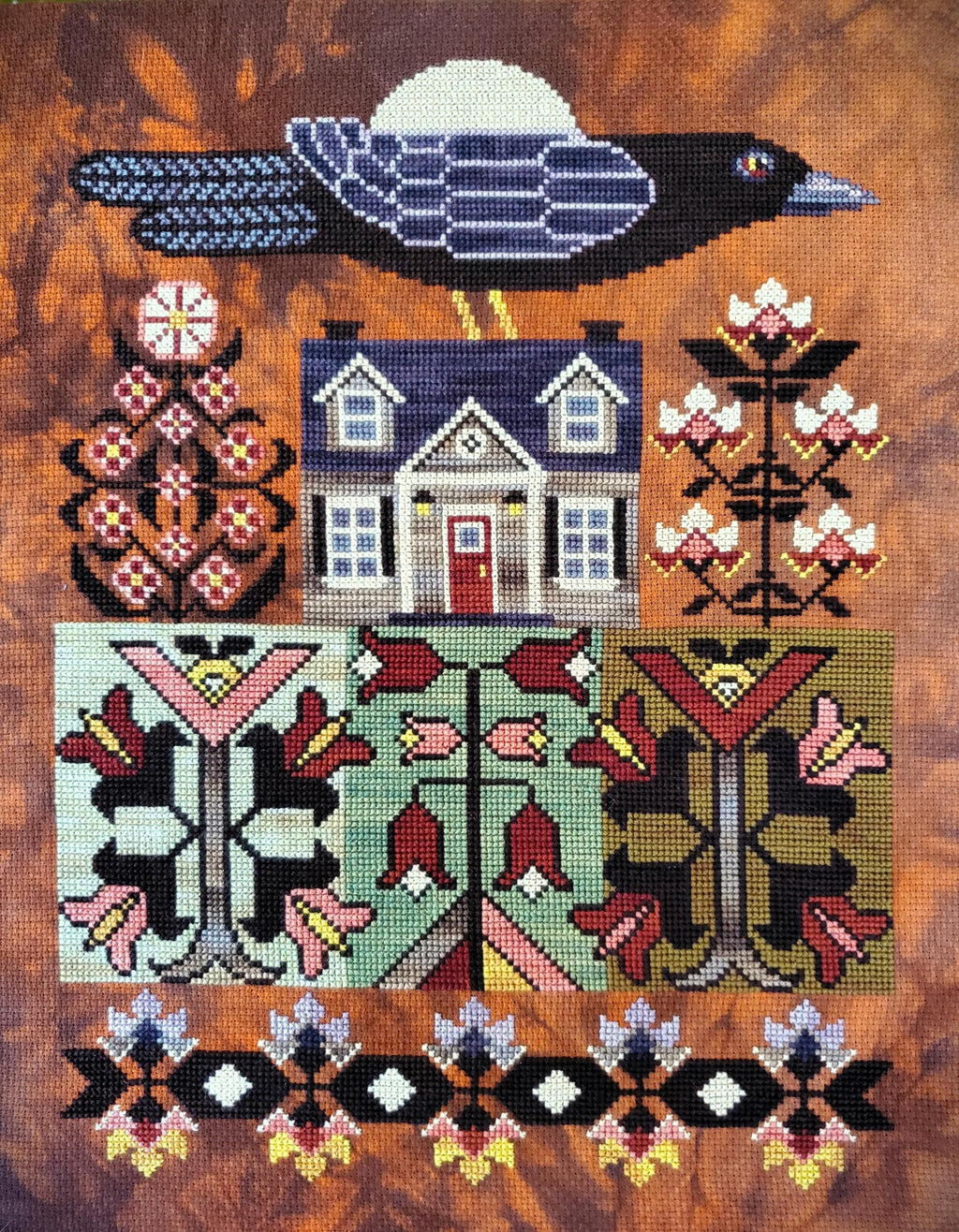 THE ARTSY HOUSEWIFE "Glenda's Garden" Counted Cross Stitch Pattern, Chart, Needlework Marketplace 2024, Pattern Only