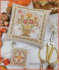 Autumn Basket by CROCETTE A GOGO  Counted Cross Stitch Pattern  2 Patterns, Holidays, Autumn, Squirrels, Pattern Only