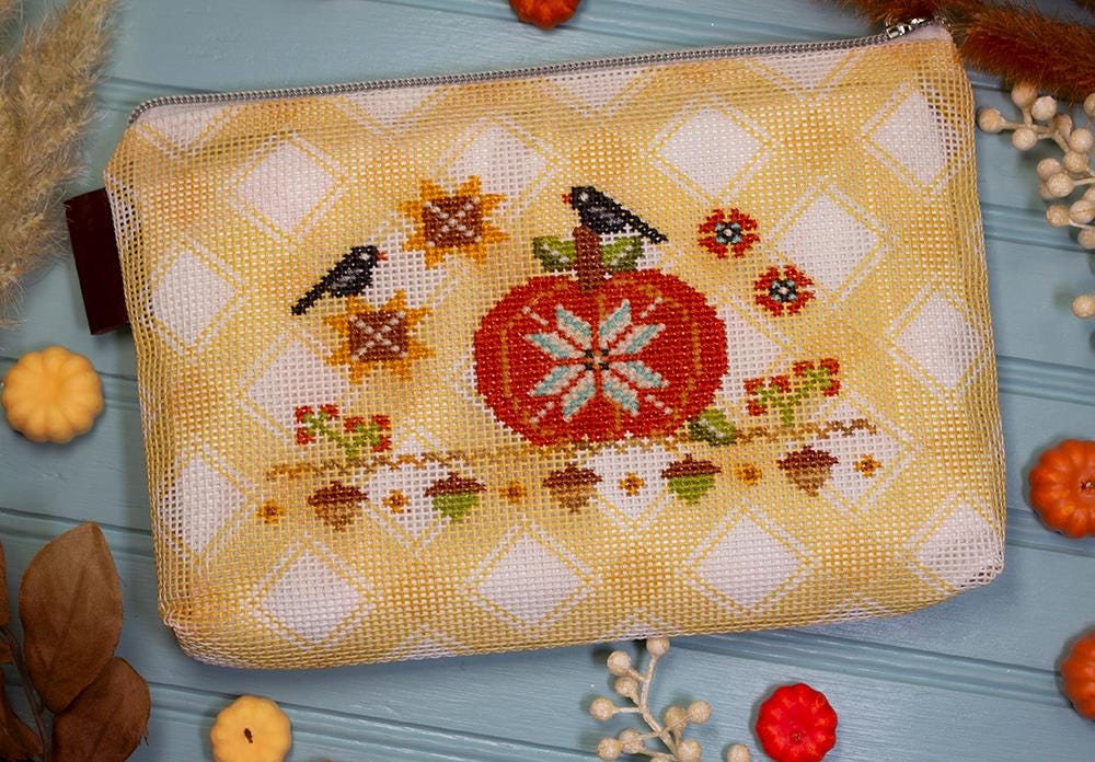 CHERRY BLOSSOMS "Hello Pumpkin" Counted Cross Stitch Pattern, Chart, Needlework Marketplace 2024  EXCLUSIVE Release, Paper Pattern