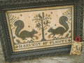 SCATTERED SEED SAMPLERS "Winter Stash" Counted Cross Stitch Pattern, Chart, Pattern Only