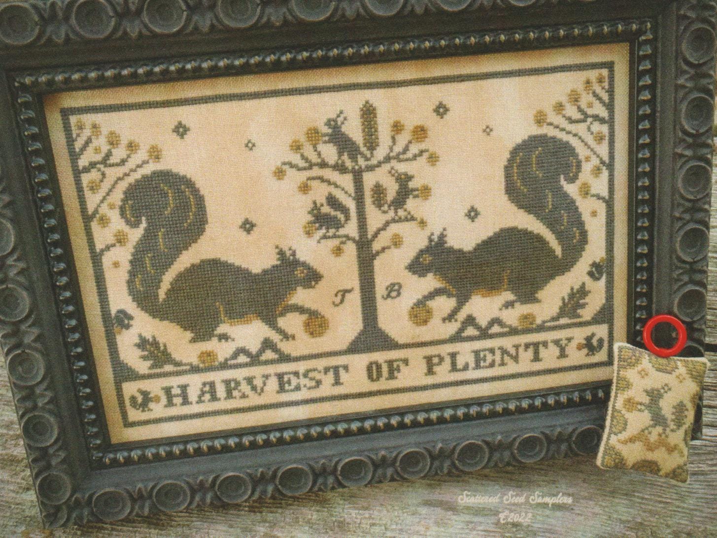 SCATTERED SEED SAMPLERS "Winter Stash" Counted Cross Stitch Pattern, Chart, Pattern Only