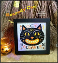 THE CALICO CONFECTIONERY "Scaredy Cat" Counted Cross Stitch Pattern, Chart, Fall, Pumpkin, Black Cat, Halloween, Pattern Only