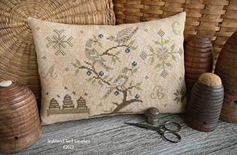 SCATTERED SEED SAMPLERS "Sweeter Than Honey" Counted Cross Stitch Pattern, Chart, Pinkeep, Pattern Only
