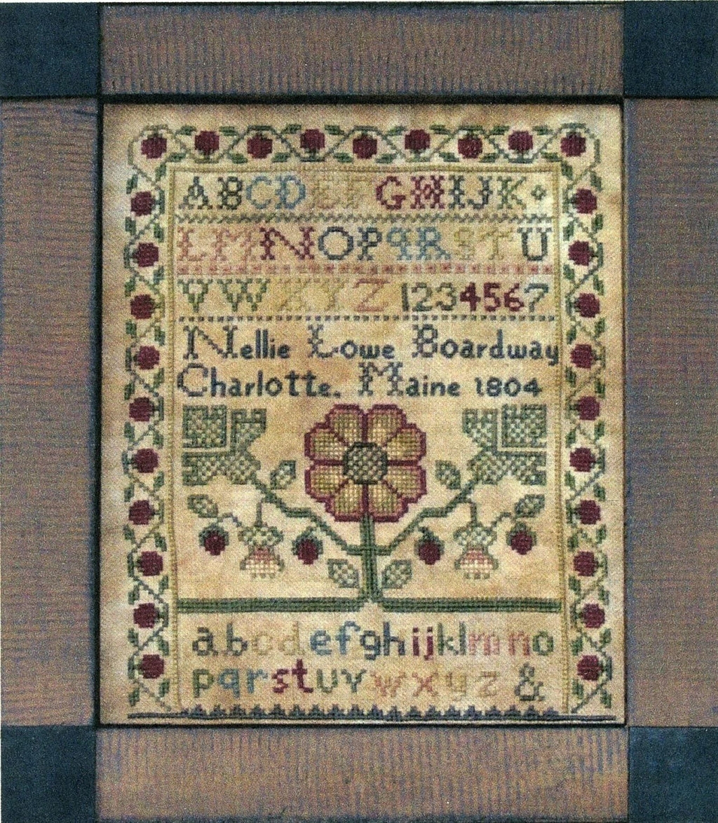 Homespun Samplar "The Strawberry Patch" Counted Cross Stitch Pattern/Chart, Pattern Only