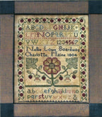 Homespun Samplar "The Strawberry Patch" Counted Cross Stitch Pattern/Chart, Pattern Only