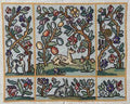 Reflets de Soie ~ Jardin d'Eden ~ Counted Cross Stitch Pattern, Chart, Antique French Sampler Reproduction, Pattern Only