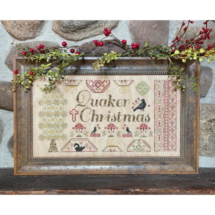 HOBBY HOUSE PRESS "Quaker Christmas" Counted Cross Stitch Pattern, Quaker Sampler, Needlework Marketplace 2024