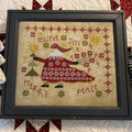 Pansy Patch Quilts and Stitchery "Santa's Patchwork Cloak" Counted Cross Stitch Pattern, Christmas, Needlework Marketplace 2024