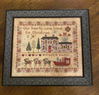 Pansy Patch Quilts and Stitchery "Mistletoe Manor Sampler and Smalls" Counted Cross Stitch Pattern, Blueberry Ridge, Marketplace 2024