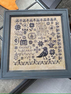 Pansy Patch Quilts and Stitchery "Black Bird Sampler" Counted Cross Stitch Pattern, Needlework Marketplace 2024