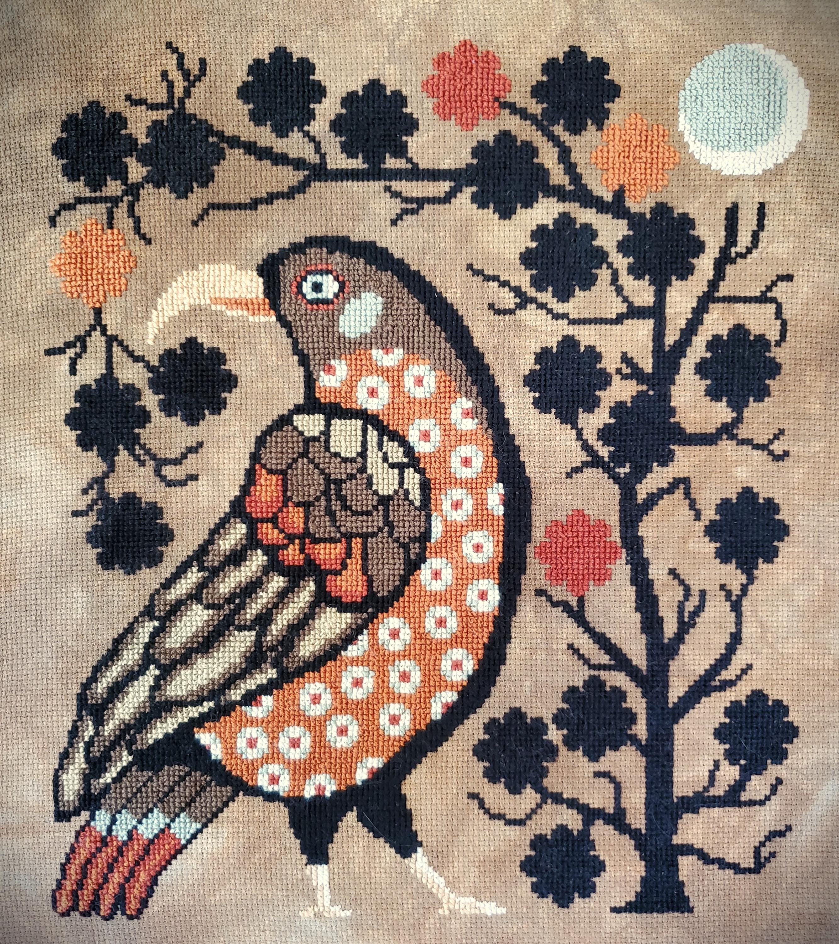 THE ARTSY HOUSEWIFE "Blue Moon" Counted Cross Stitch Pattern, Chart, Needlework Marketplace 2024, Pattern Only