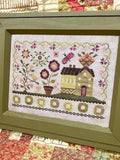 BLUEBERRY RIDGE DESIGN "House on Kiwi Hill" Counted Cross Stitch Pattern, Chart, Needlework Marketplace 2024, Pattern Only