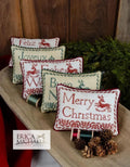 ERICA MICHAELS "Merry Christmas" Counted Cross Stitch Pattern, Chart, Pattern Only