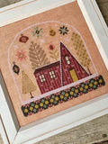 BLUEBERRY RIDGE DESIGN "Pinetree Chalet" Counted Cross Stitch Pattern, Chart, Nashville Needlework Market 2024, Pattern Only