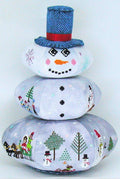 PRAISEWORTHY STITCHES "Chilly Willy Stackers" Counted Cross Stitch Pattern, Christmas, 2022 Market Release
