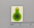 BEAU VERRE ART "Halloween Spider Poison Bottle Fused Glass Needle Minder"  Magnet  Needleminder  One-of-a-Kind  5523
