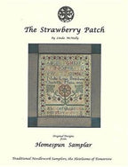 Homespun Samplar "The Strawberry Patch" Counted Cross Stitch Pattern/Chart, Pattern Only