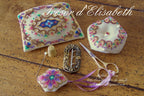 Reflets de Soie ~ "Tresor d'Elisabeth ~ A Beaded Design" Beaded Mini Kit, Chart, Needlework Marketplace 2024