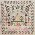 Reflets de Soie ~ Alida Poupin ~ Counted Cross Stitch Pattern, Chart, Antique French Sampler Reproduction, Pattern Only