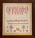 Reflets de Soie ~ Leonie-Marie Delorme 1905 ~ Counted Cross Stitch Pattern, Antique French Sampler Reproduction, Pattern Only