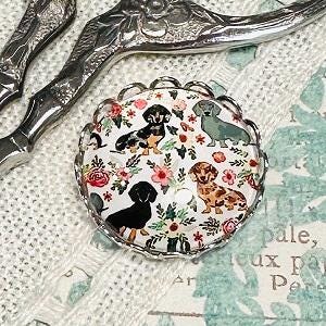 MY BIG TOE "Doxie Delight Needle Minder"  Needlework Expo 2024  Needleminder