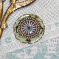 MY BIG TOE "Compass Red Needle Minder"  Needlework Expo 2024  Needleminder