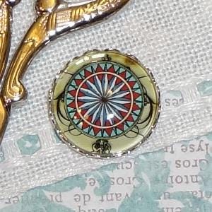 MY BIG TOE "Compass Red Needle Minder"  Needlework Expo 2024  Needleminder