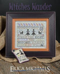 ERICA MICHAELS "Witches Wander" Counted Cross Stitch Pattern, Sampler, Halloween, Pattern Only