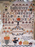 CUORE E BATTICUORE "Halloween Sampler"  Cross Stitch Pattern  Chart, Paper Pattern