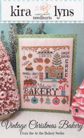 KIRALYNS NEEDLEARTS "Vintage Christmas Bakery" Counted Cross Stitch Pattern, Winter, Sweets, Pattern Only