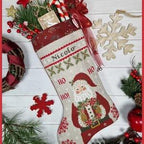 Crocette A Gogo  "Ho Ho Ho Christmas Stocking 2024"  Counted Cross Stitch Pattern  Santa, Pattern Only
