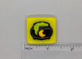 BEAU VERRE ART "Halloween Witch's Cauldron Fused Glass Needle Minder"  Magnet  Needleminder  One-of-a-Kind  Handcrafted by Kelly